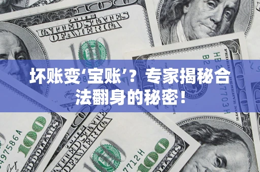 北京坏账变‘宝账’？专家揭秘合法翻身的秘密！